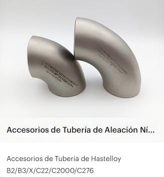 Accesorios de Hastelloy